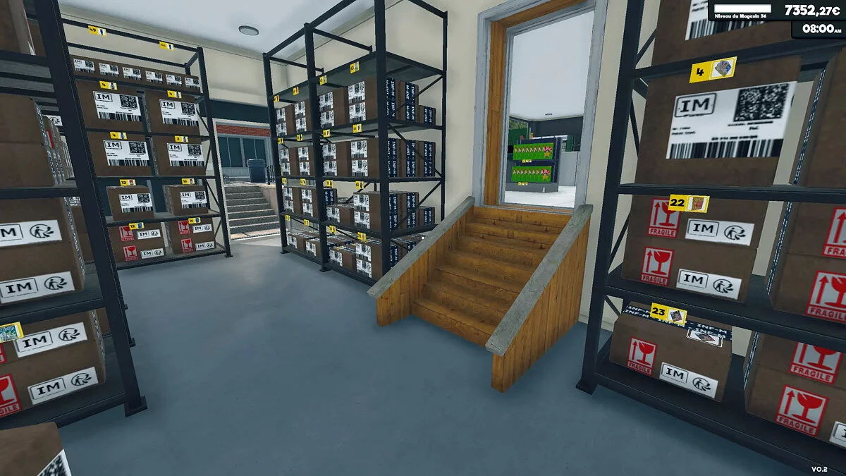 Supermarket Simulator — small staircase