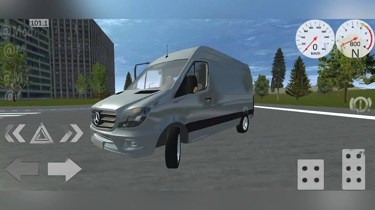 Simple Car Crash Physics Sim — Mercedes-Benz velocista