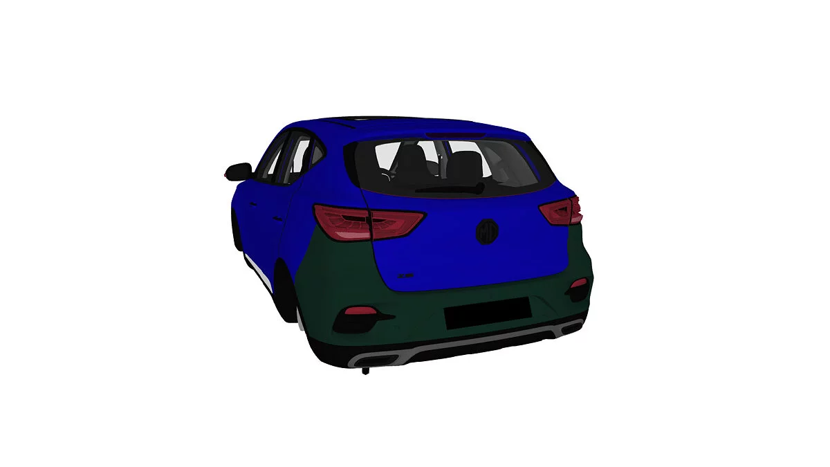 Simple Car Crash Physics Sim — MG ZS ZS11 2019-2023