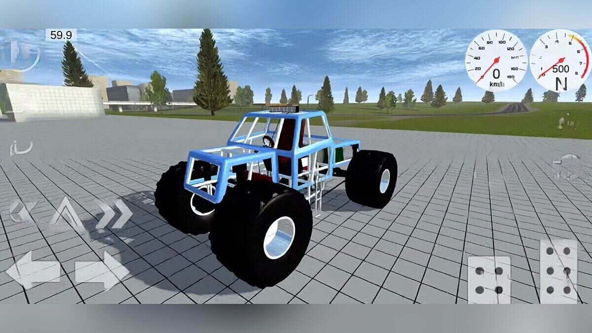 Simple Car Crash Physics Sim — Monster Truck