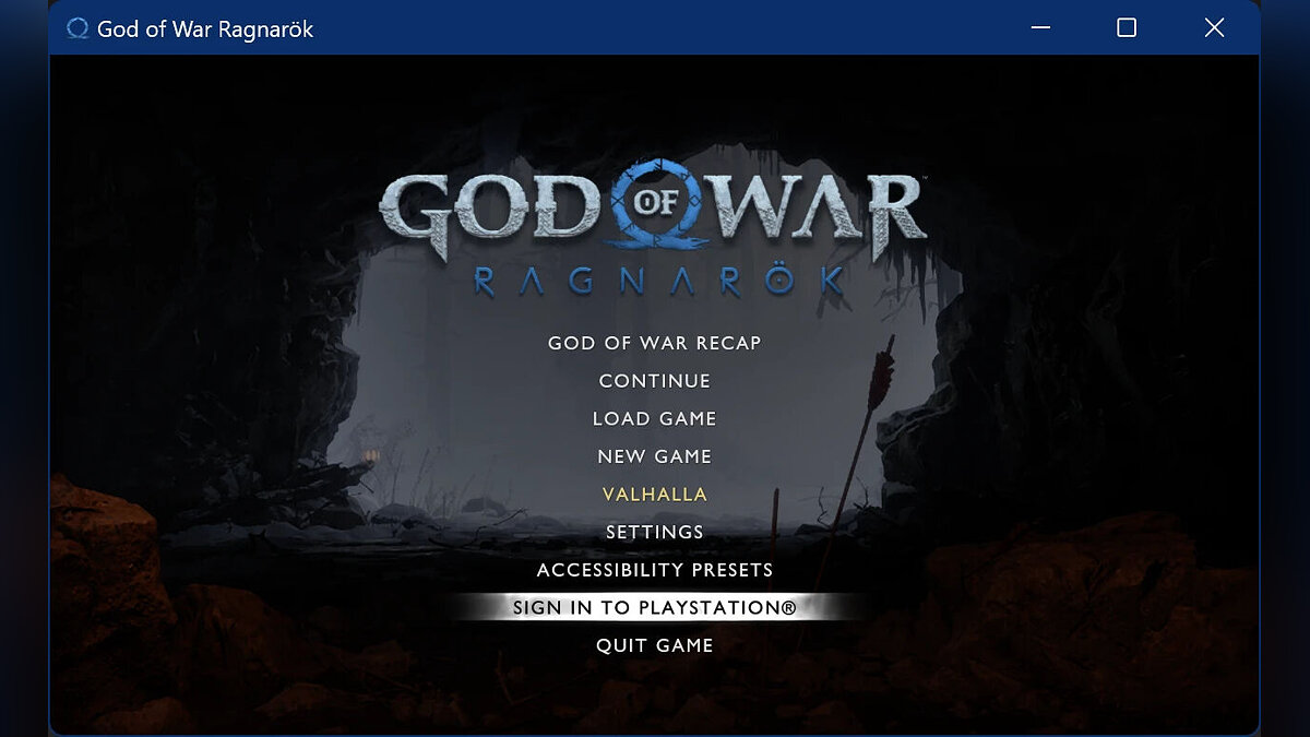 God of War: Ragnarok — Disabling the PlayStation PC SDK requirement