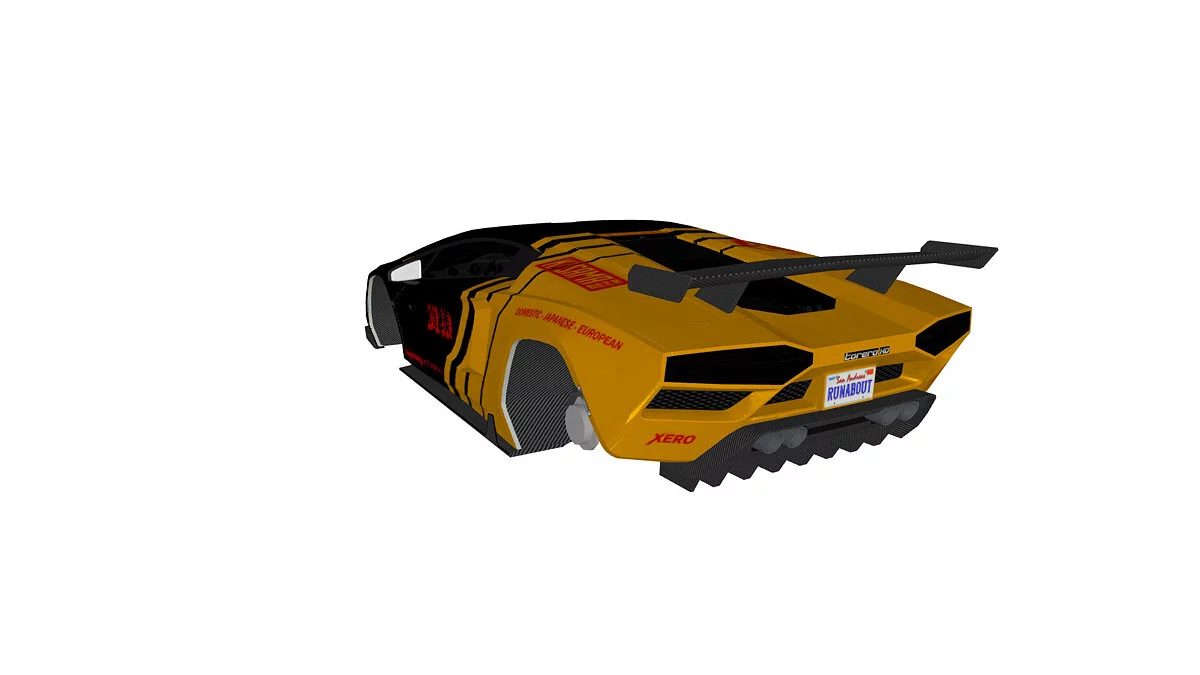 Simple Car Crash Physics Sim — Pegassi Torero XO (Japão)