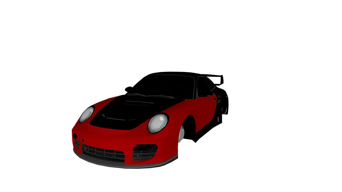 Simple Car Crash Physics Sim — Porsche 911 GT2