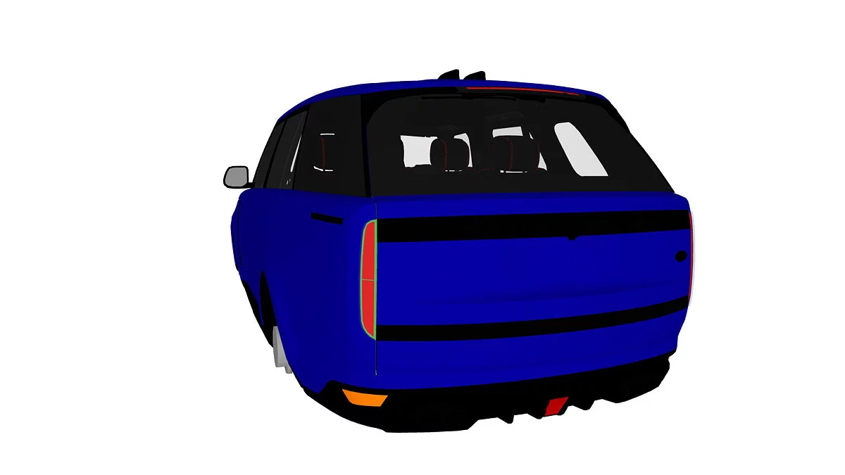 Simple Car Crash Physics Sim — Range Rover (opony zimowe)