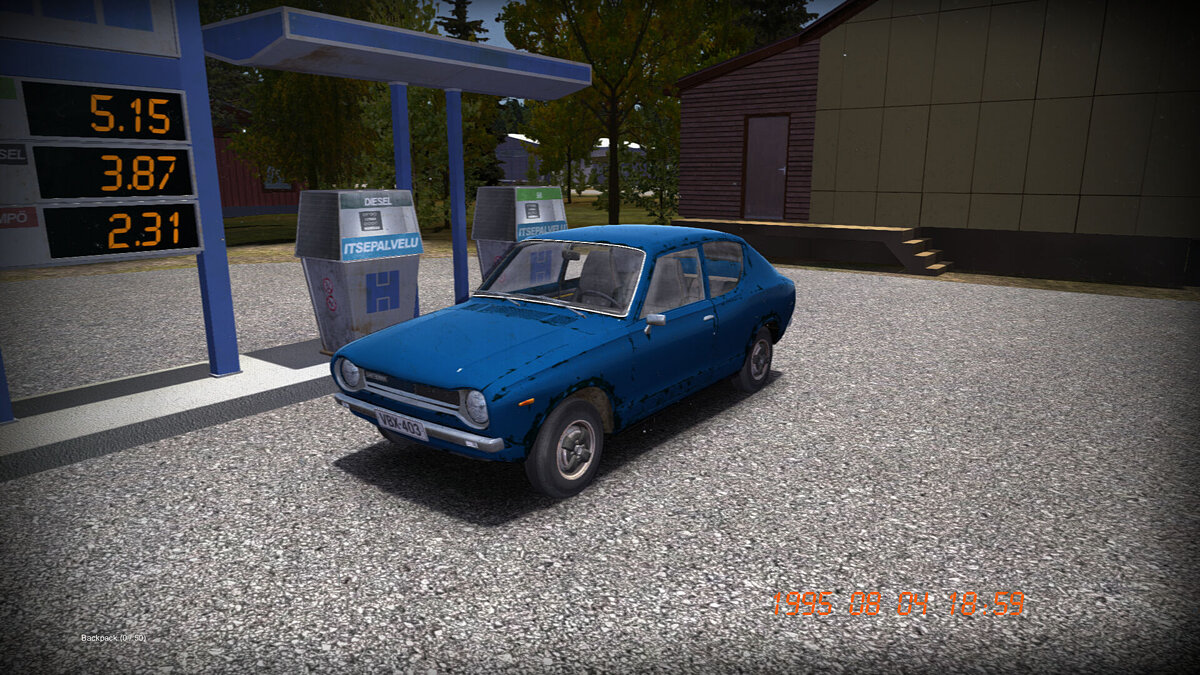 My Summer Car — Blue stock Satsuma, 16k marks