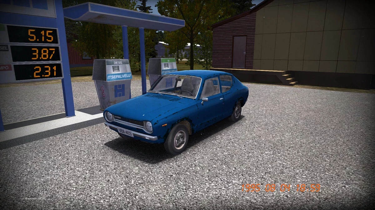 My Summer Car — Blue stock Satsuma, 16k marks