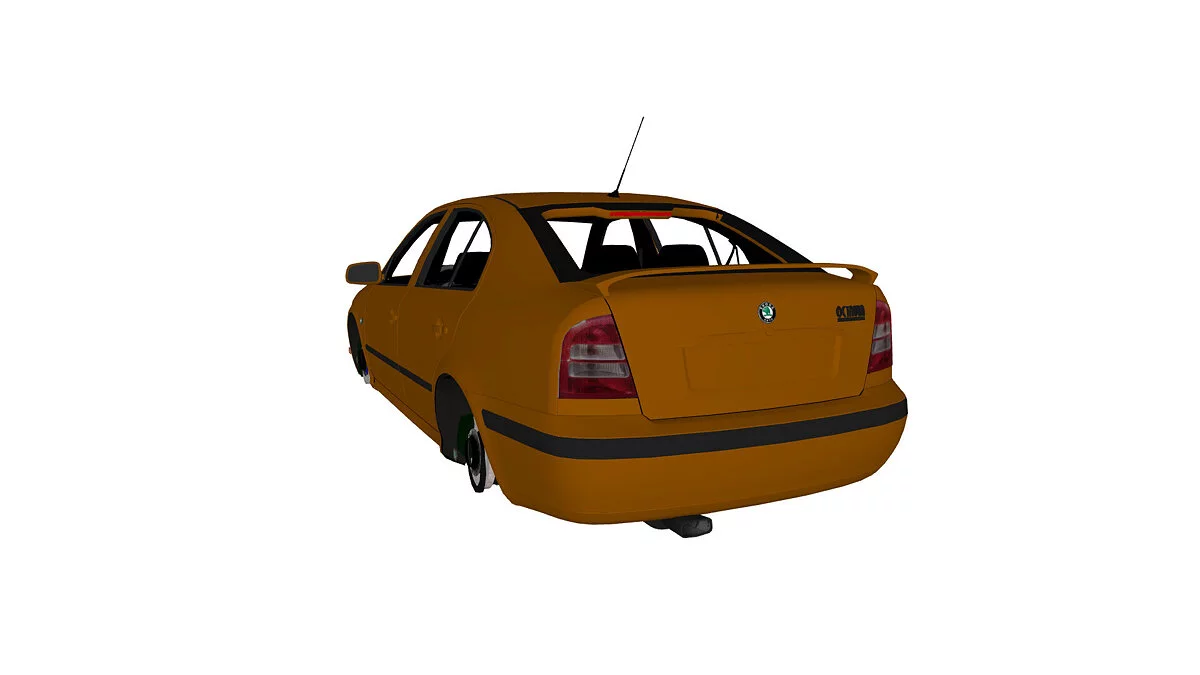 Simple Car Crash Physics Sim — Шкода Октавія ГТІ