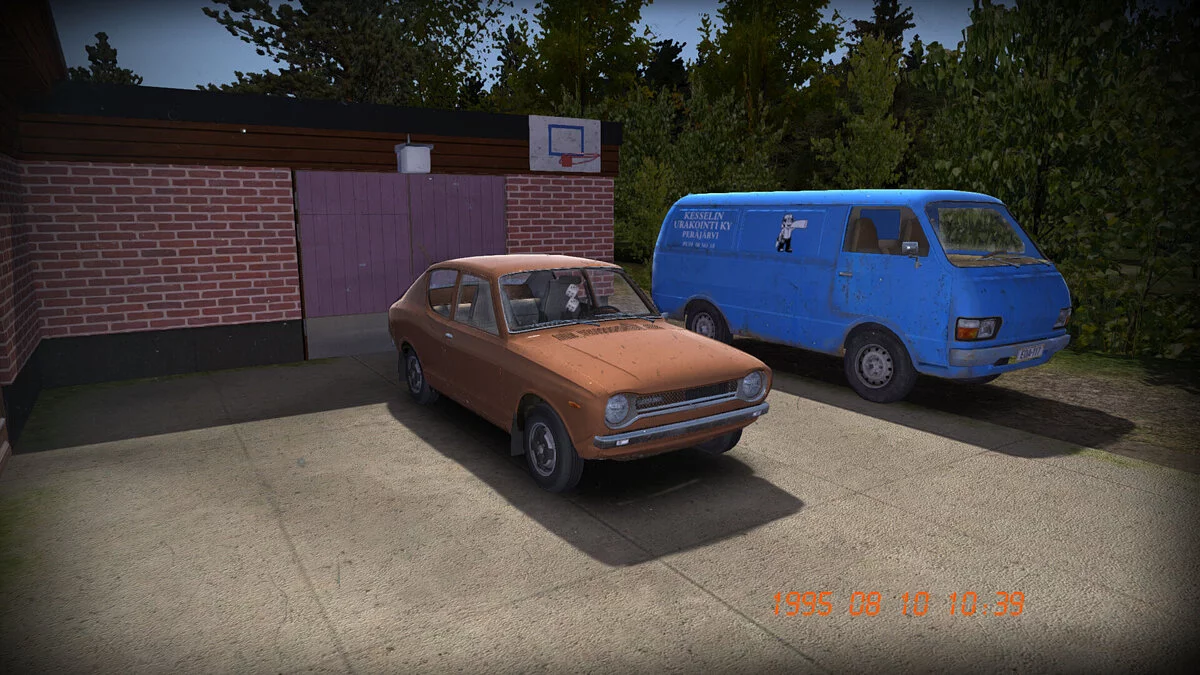 My Summer Car — Acciones de Satsuma, mucho dinero, mucha comida.