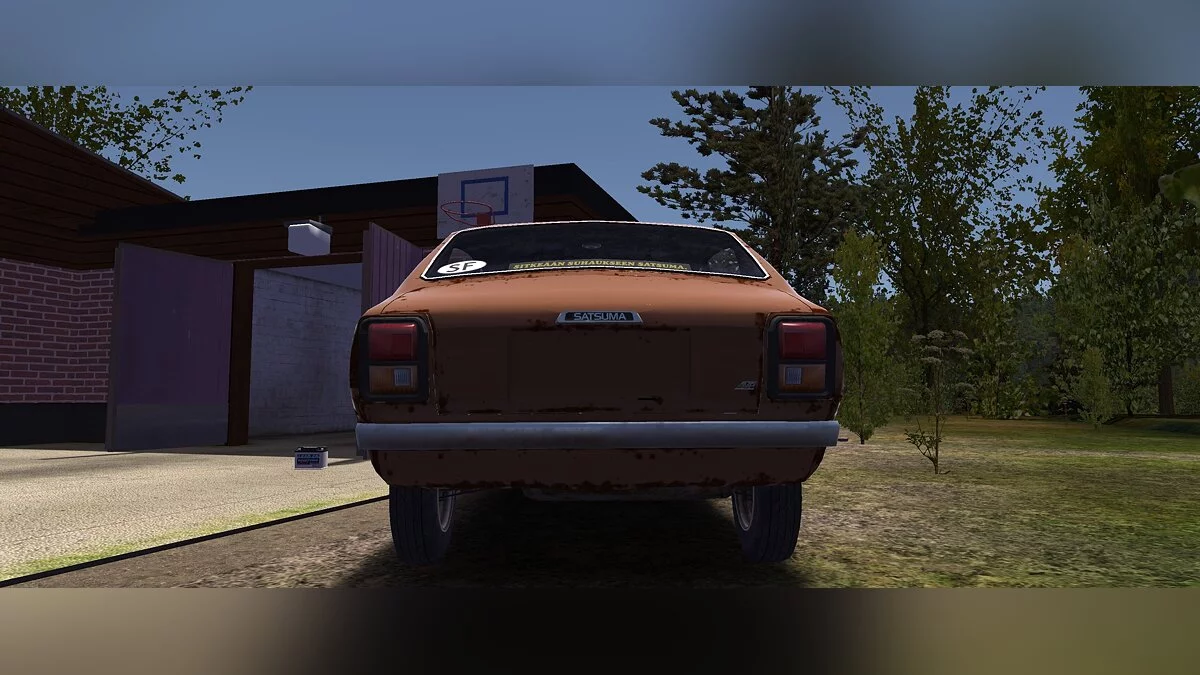 My Summer Car — Satsuma padrão com radiador de corrida