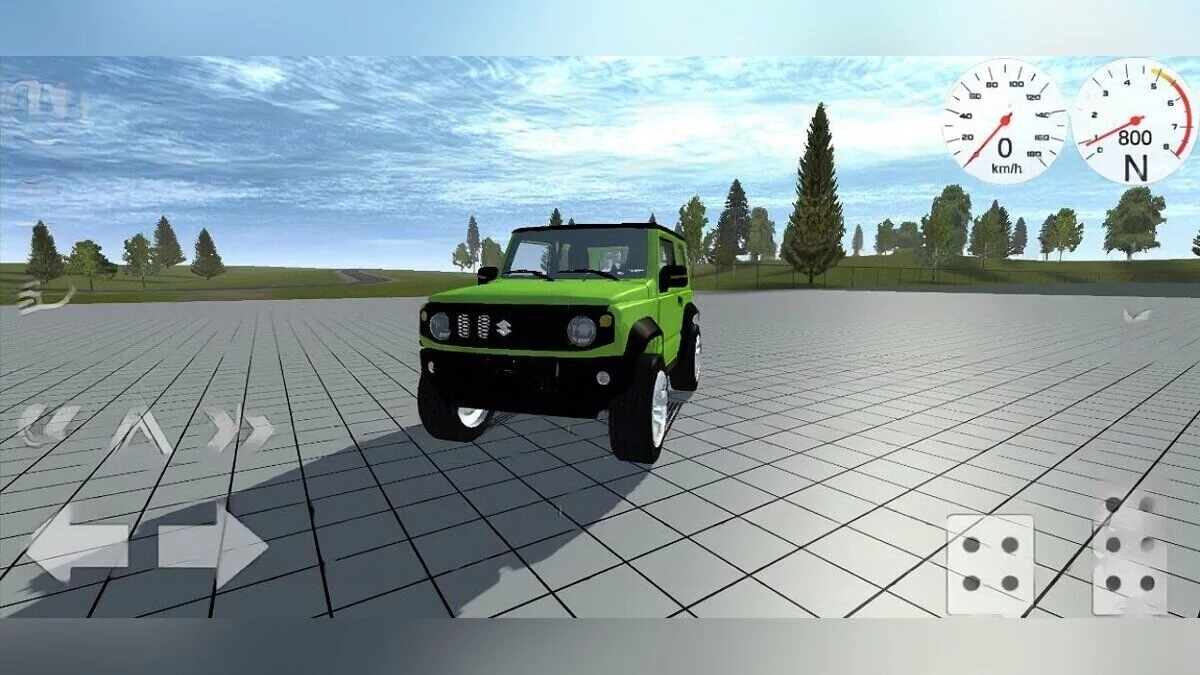 Simple Car Crash Physics Sim — Suzuki Jimny 4x4