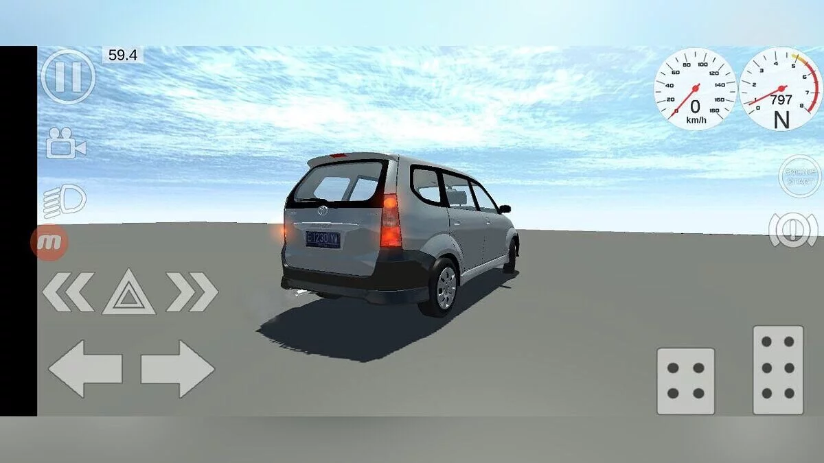Simple Car Crash Physics Sim — Toyota Avanza F600 2007-2011