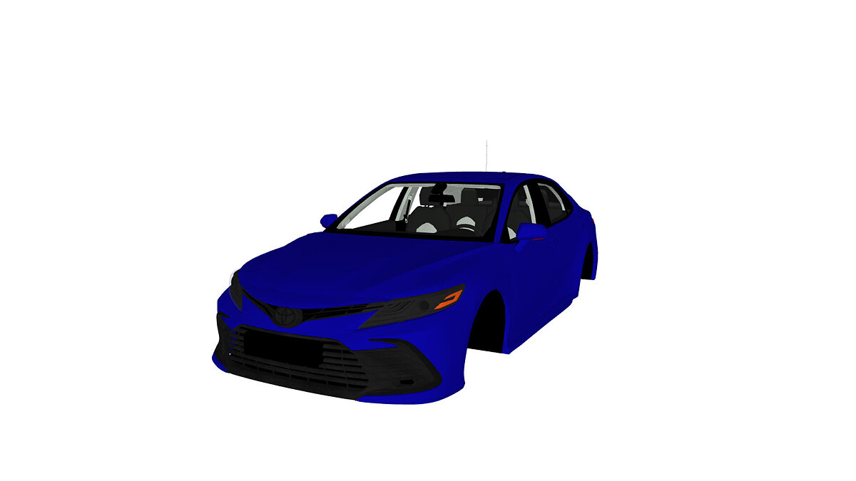 Simple Car Crash Physics Sim — Toyota Camry