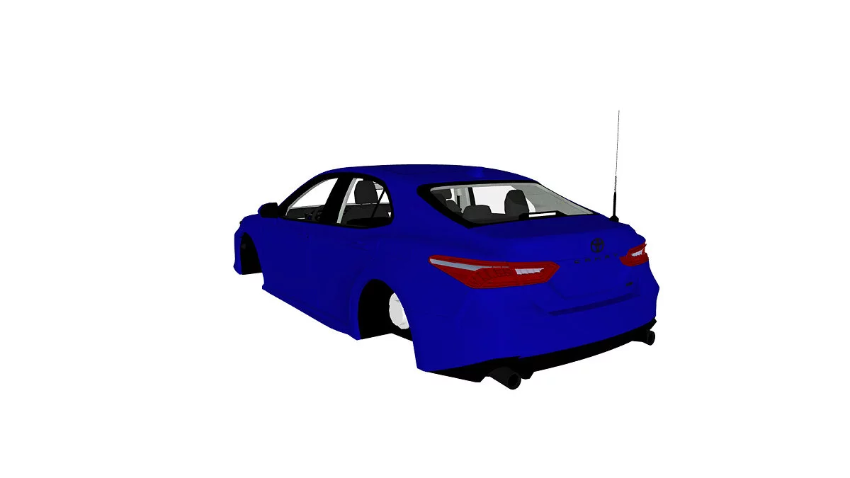 Simple Car Crash Physics Sim — Toyota Camry