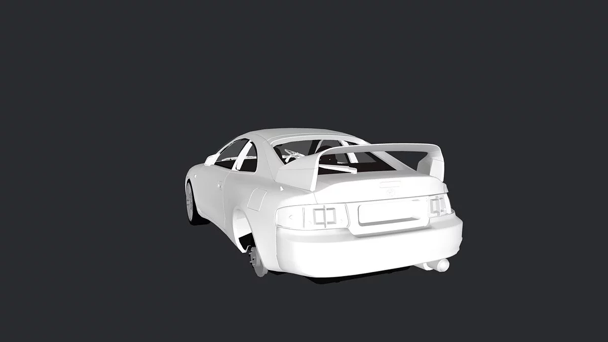 Simple Car Crash Physics Sim — Toyota Celica