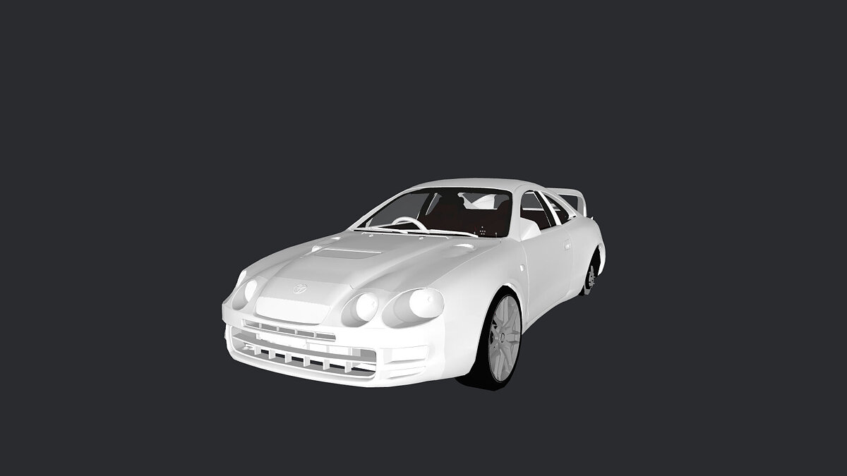 Simple Car Crash Physics Sim — Toyota Celica