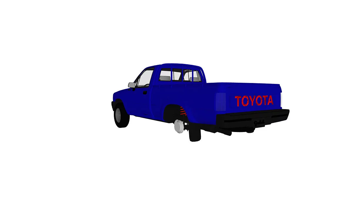 Simple Car Crash Physics Sim — Toyota Hilux 2004
