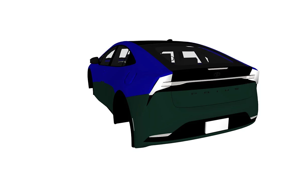 Simple Car Crash Physics Sim — Toyota Prius 2022-2024