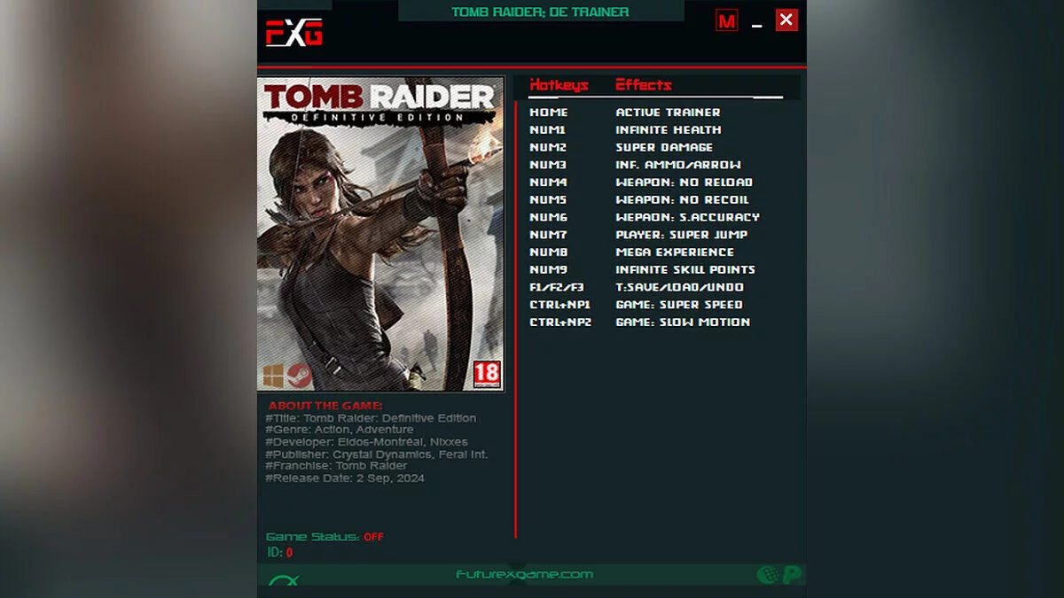 Tomb Raider — Entrenador (+12) [1.01.0.0]