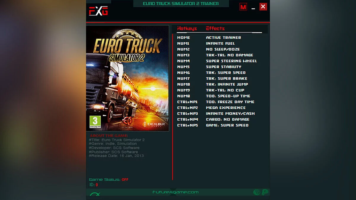 Euro Truck Simulator 2 — Trainer (+15) [1.16.x - v1.51.x.x]