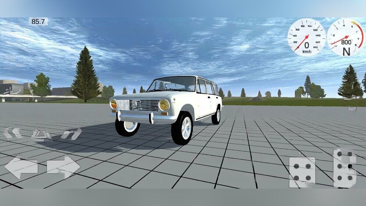 Simple Car Crash Physics Sim — VAZ 2102