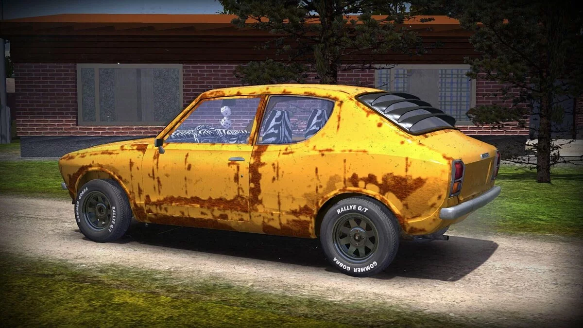 My Summer Car — Satsuma amarillo del póster del juego.