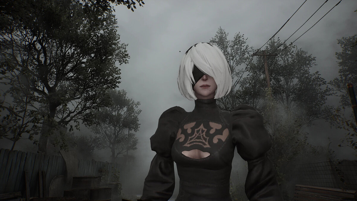 Silent Hill 2 — 2B from the game Nier Automata