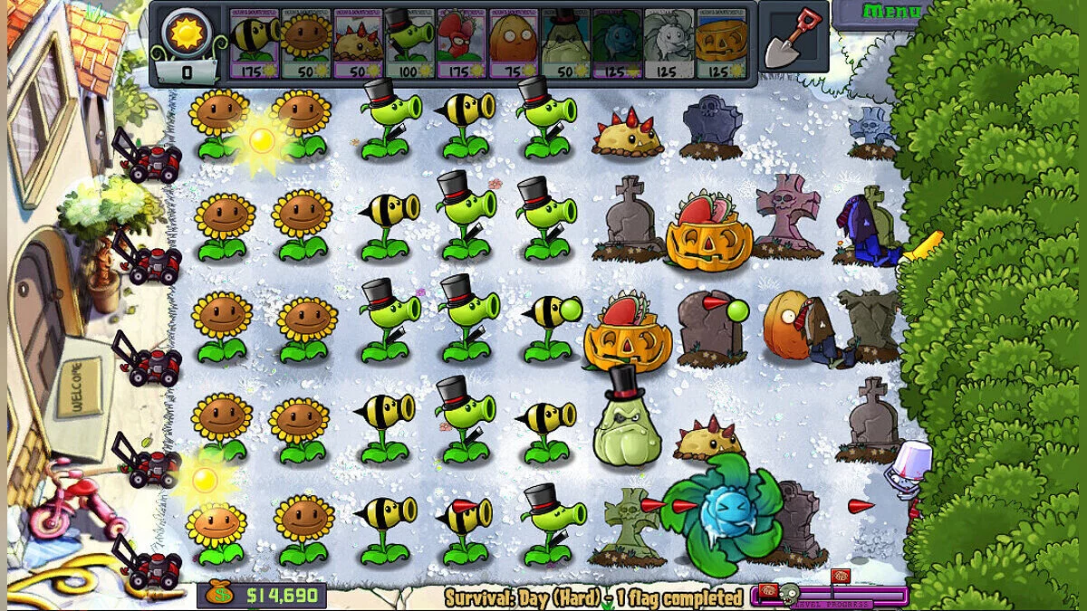 Plants vs. Zombies — Kolejny Dzień: Nowa Historia — kontynuacja pierwszej i drugiej części gry