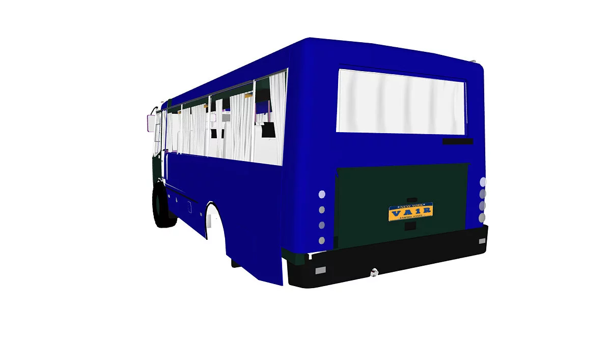 Simple Car Crash Physics Sim — Autobus Isuzu