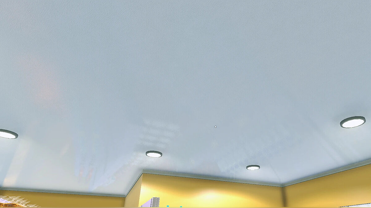 Supermarket Simulator — White plaster ceiling