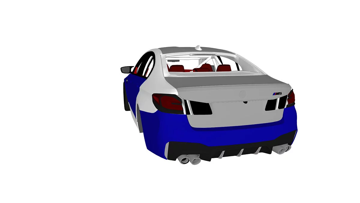 Simple Car Crash Physics Sim — BMW M5 F90 Kompetisi