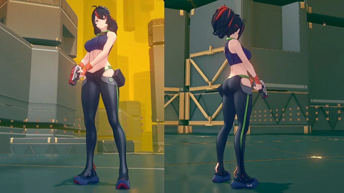 Zenless Zone Zero — Zhu Yuan em roupas esportivas