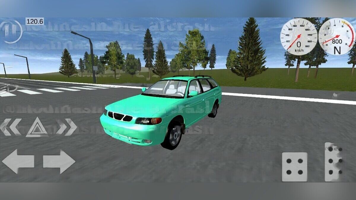 Simple Car Crash Physics Sim — Daewoo Nubira