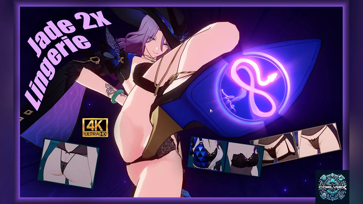 Honkai: Star Rail — Jade in panties and stockings