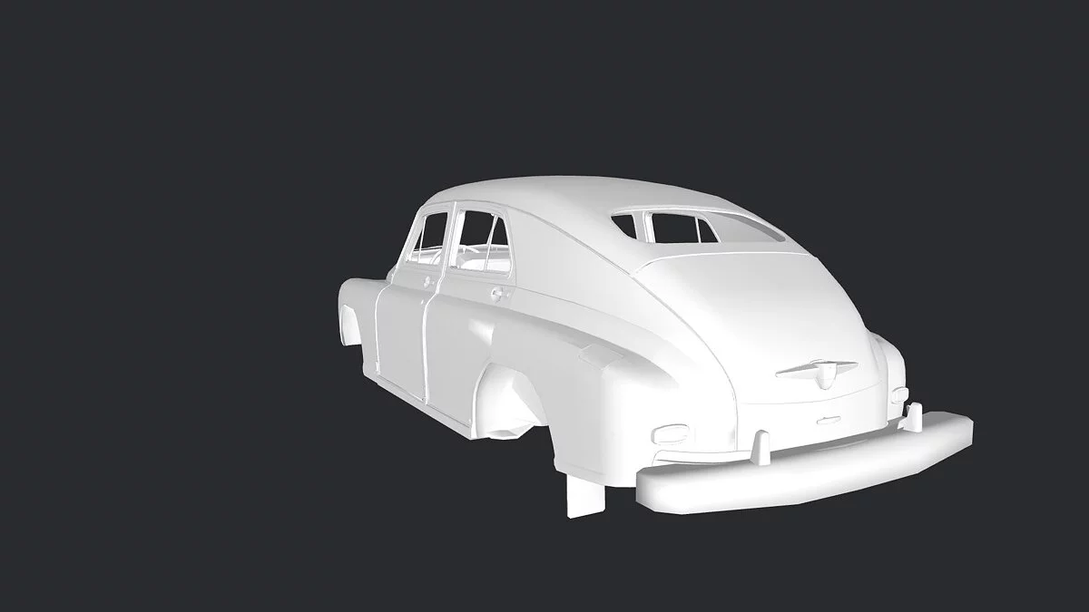 Simple Car Crash Physics Sim — ГАЗ-М-20 «Перемога»