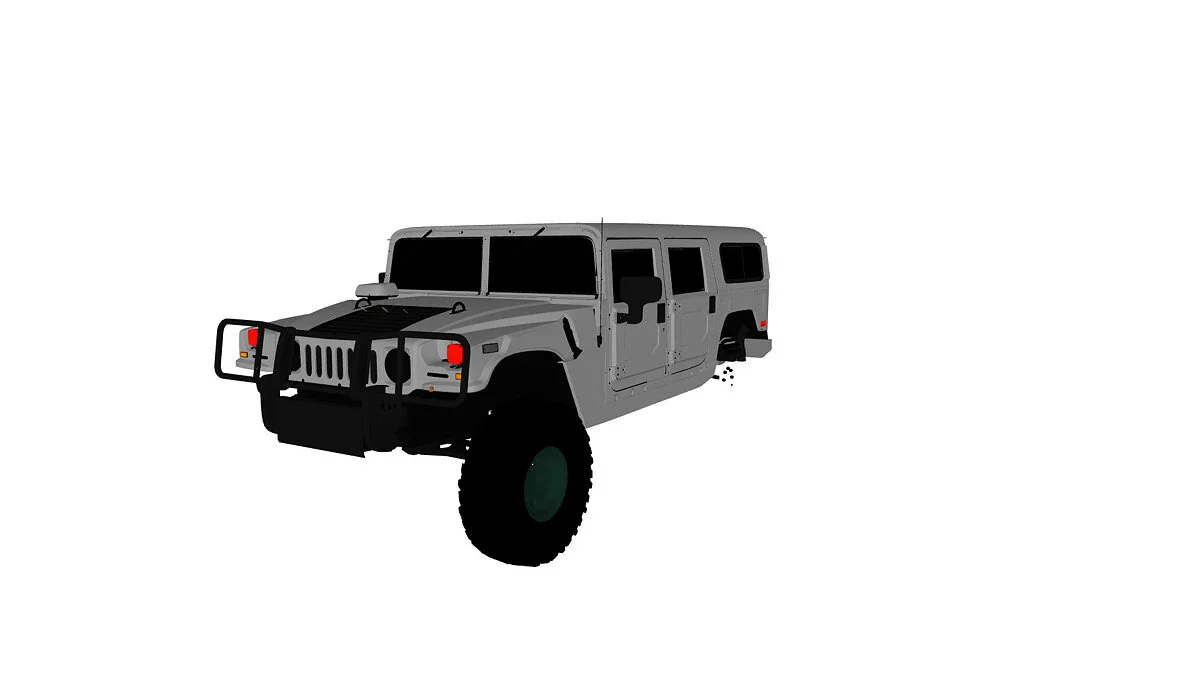 Simple Car Crash Physics Sim — Hummer H1