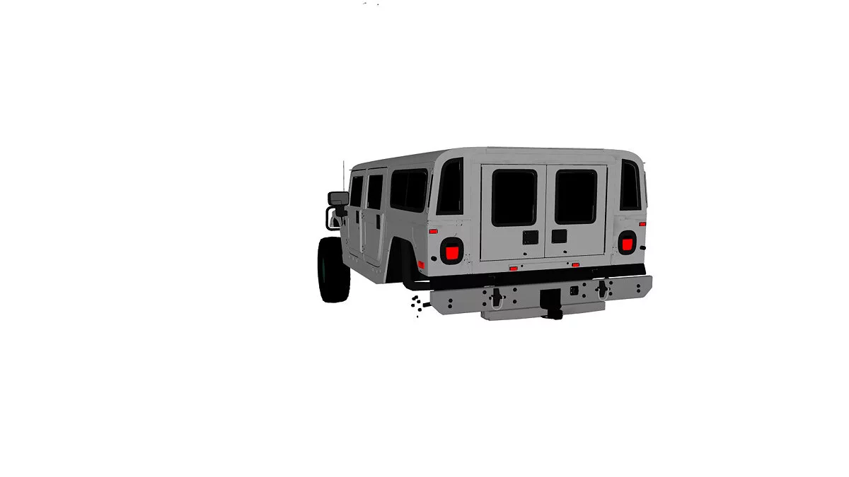 Simple Car Crash Physics Sim — Hummer H1