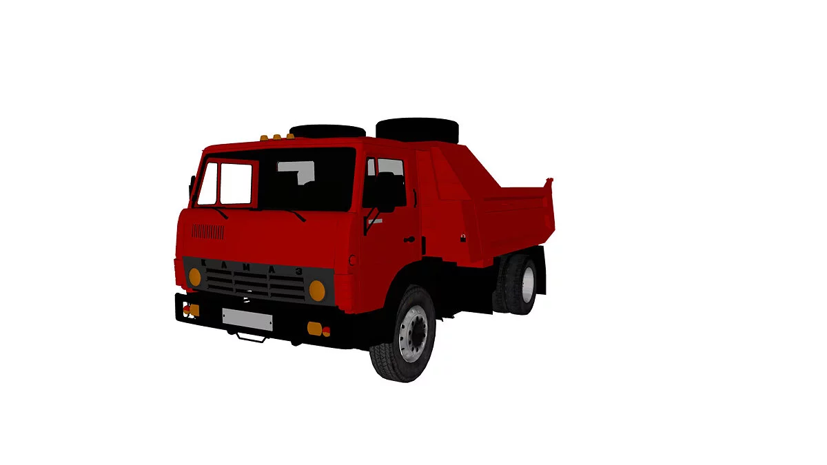 Simple Car Crash Physics Sim — Kamaz-5410