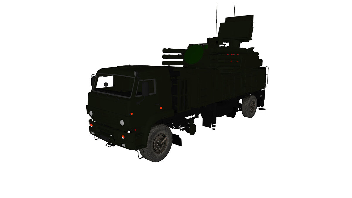 Simple Car Crash Physics Sim — Kamaz air defense