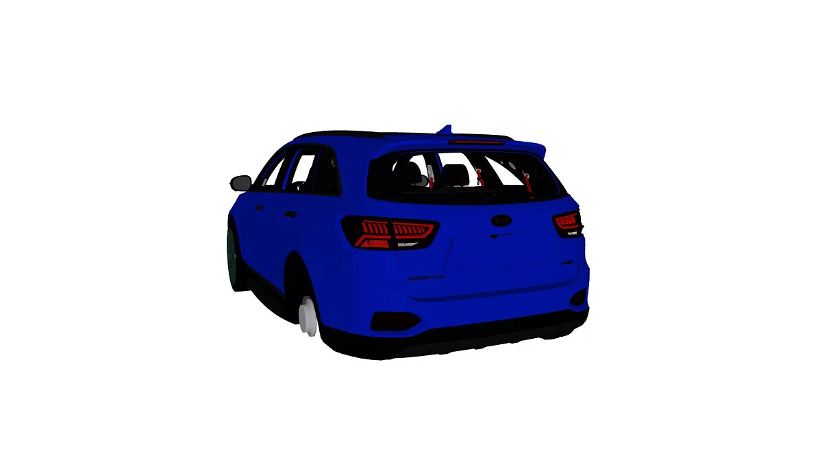 Simple Car Crash Physics Sim — Kia Soreto 2019