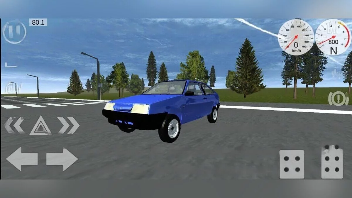 Simple Car Crash Physics Sim — Lada 2108