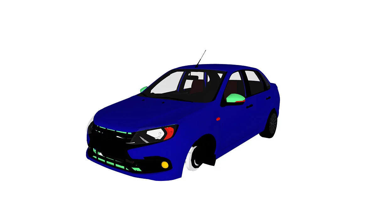 Simple Car Crash Physics Sim — Lada Granta