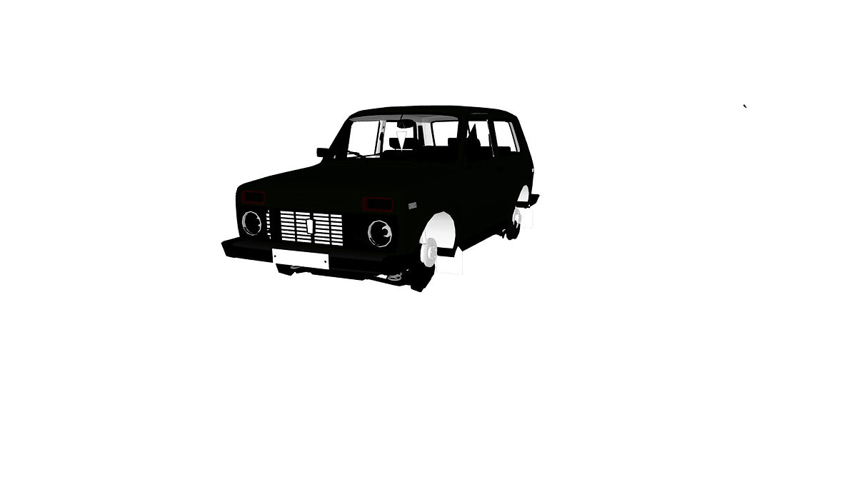 Simple Car Crash Physics Sim — Lada Niva (old)