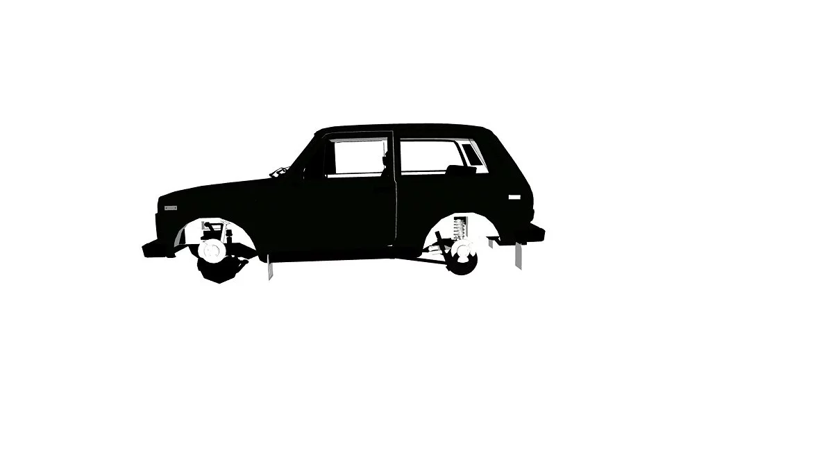 Simple Car Crash Physics Sim — Lada Niva (antiga)