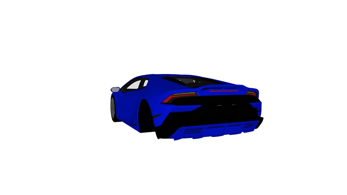 Simple Car Crash Physics Sim — Lamborghini Huracan Evo
