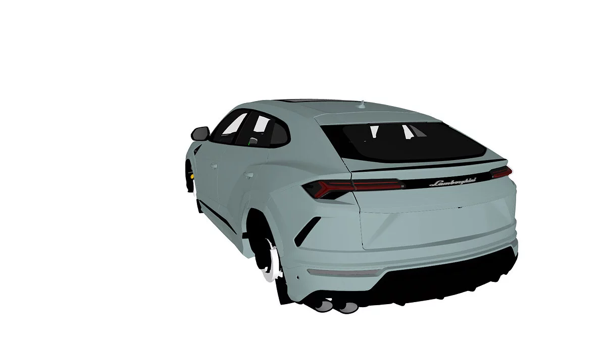 Simple Car Crash Physics Sim — Lamborghini Urus Performante