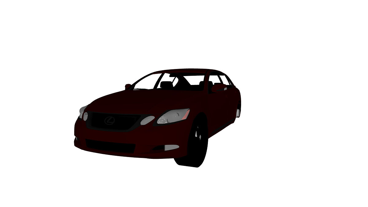 Simple Car Crash Physics Sim — Lexus gs 300