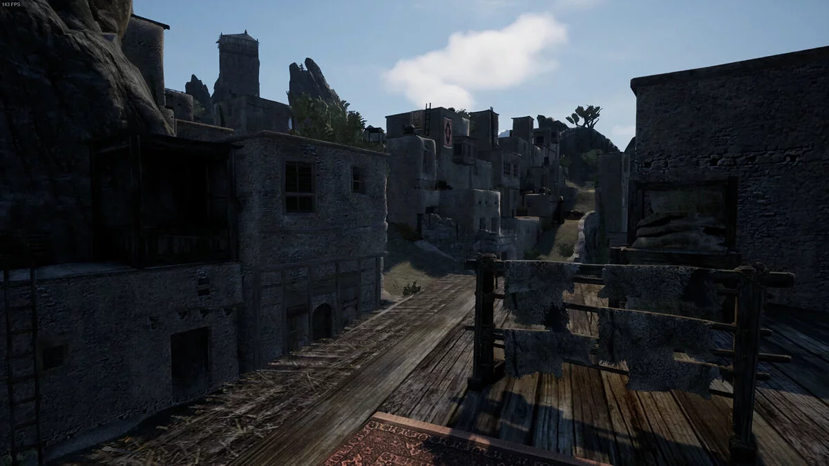 Rooftops &amp; Alleys: The Parkour Game — Masiyaf - peta dari permainan (Assassin's Creed)