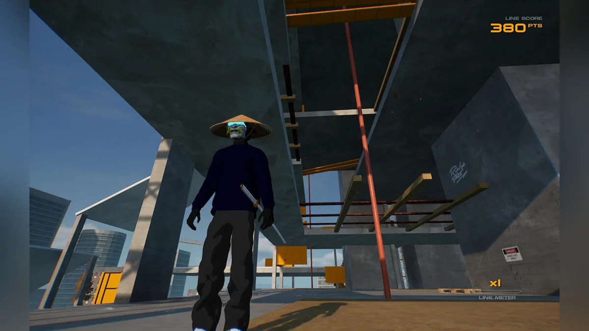 Rooftops &amp; Alleys: The Parkour Game — Máscara Oni