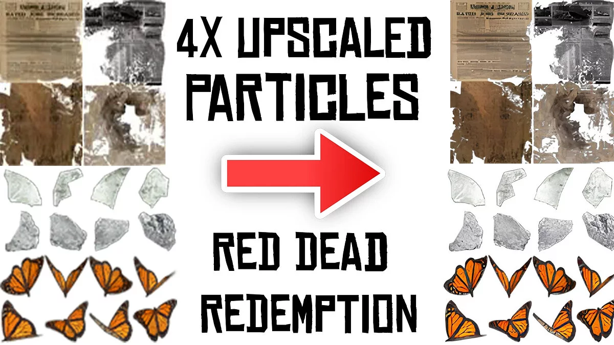 Red Dead Redemption — Particle scaling to 4K