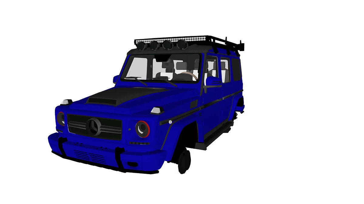 Simple Car Crash Physics Sim — Mercedes-Benz Brabus G55